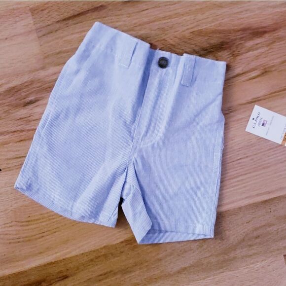 NWT U.S. Polo Assn. Ticking Stripe Baby Shorts - Picture 3 of 6
